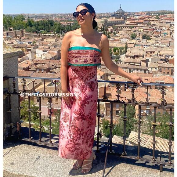 ZARA BLOGGER FAVE!!! Strapless Midi Dress NWT LAST ONE!!! - Picture 12 of 16